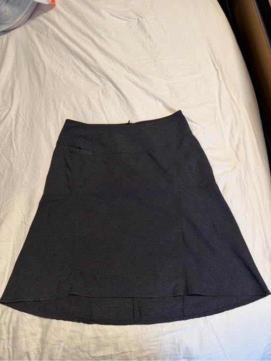 Royal Robbins Dresses & Skirts - Royal Robbins Charcoal high low A-Line Skirt size 8 gorpcore activewear hiking